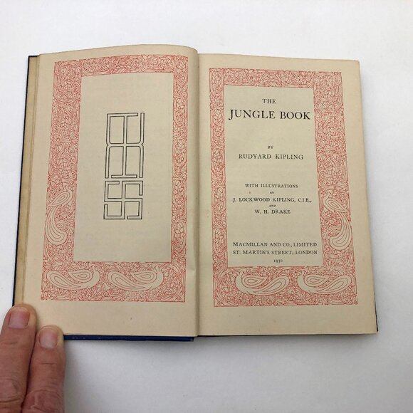 The Jungle Book Rudyard Kipling 1930 MacMillan and Co. Limited London - Picture 6 of 12